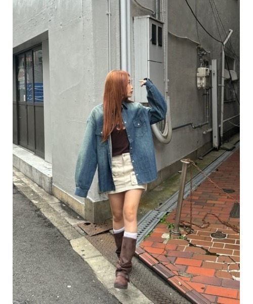 【セール】WASH VINTAGE シャツ（シャツ/ブラウス）｜LAGUA GEM（ラグアジェム）