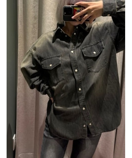 【セール】WASH VINTAGE シャツ（シャツ/ブラウス）｜LAGUA GEM（ラグアジェム）