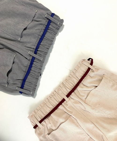 Q(キュー)の「ソフトコールパンツ(その他パンツ・レディース・ライトグレー/ベージュ・MEDIUM)」の7枚目の写真