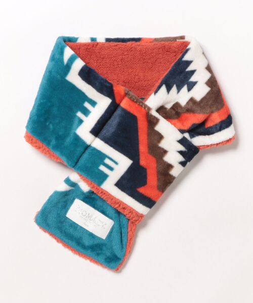 チャイハネ（チャイハネ）の「【チャイハネ】NOMADY ノマディストール マフラー（マフラー・レディース・ターコイズブルー/ナチュラル/ブラック/カーキ/スカイブルー/サンドベージュ・FREE）」の5枚目の写真