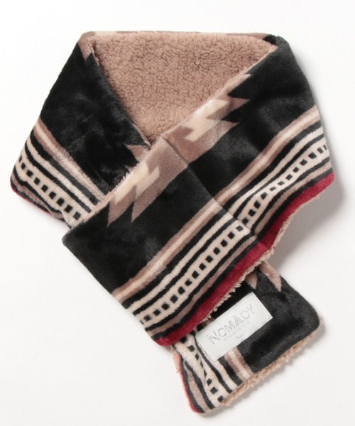 チャイハネ（チャイハネ）の「【チャイハネ】NOMADY ノマディストール マフラー（マフラー・レディース・ターコイズブルー/ナチュラル/ブラック/カーキ/スカイブルー/サンドベージュ・FREE）」の10枚目の写真