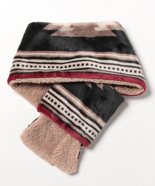 チャイハネ（チャイハネ）の「【チャイハネ】NOMADY ノマディストール マフラー（マフラー・レディース・ターコイズブルー/ナチュラル/ブラック/カーキ/スカイブルー/サンドベージュ・FREE）」の9枚目の写真