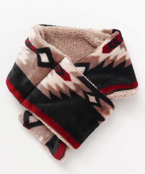 チャイハネ（チャイハネ）の「【チャイハネ】NOMADY ノマディストール マフラー（マフラー・レディース・ターコイズブルー/ナチュラル/ブラック/カーキ/スカイブルー/サンドベージュ・FREE）」の8枚目の写真