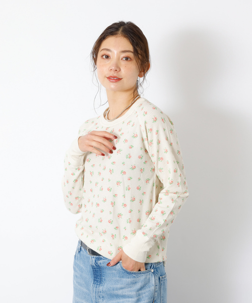 JEMORGAN(ジェーイーモーガン)の「【JEMORGAN / ジェーイーモーガン】ワッフルラグランロンT / パック入り / 長袖 Tシャツ / 花柄(Tシャツ/カットソー・レディース・その他4/その他1/その他2/その他3/その他5/その他6・フリー)」の13枚目の写真