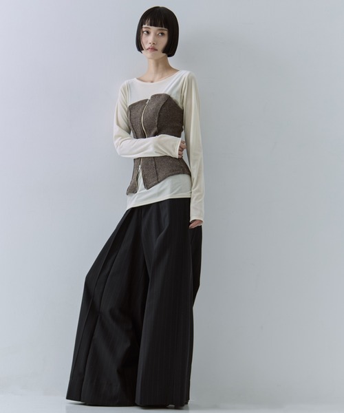 STUDIOUS/ステュディオス】ビスチェコンビジャージートップス（Tシャツ