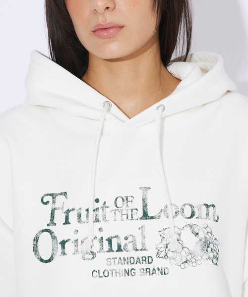 FRUIT OF THE LOOM(フルーツオブザルーム)の「【FRUIT OF THE LOOM/フルーツオブザルーム】FTL フルーツロゴパーカー/ LOGO HOODIE(パーカー・メンズ・ホワイト/ブラック/グレー・XL/M/L)」の9枚目の写真