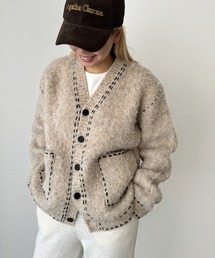 CANAL JEAN | choice_cnl/SEIRTAND モヘア風ステッチカーディガン(カーディガン/ボレロ)