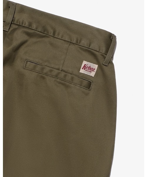 KEBOZ(ケボズ)の「WEST POINT CHINO PANTS WIDE FIT(チノパンツ・メンズ・ブラック/ベージュ/オリーブ・M/L/XL)」の6枚目の写真