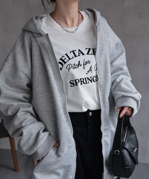 CREARE -LINO-(クレアーレリノ)の「<ユニセックス商品>ダブルジップフーディー/パーカー(パーカー・メンズ・グレー/ブラック・XL/L/M)」の16枚目の写真