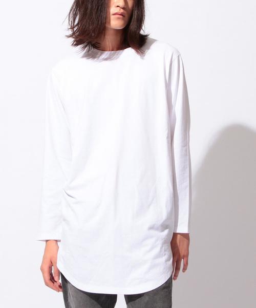 MONKEY TIME(モンキータイム)の「<monkey time> 40/2TJK LONG L/SL T/Tシャツ◆(Tシャツ/カットソー・メンズ・ホワイト/グレー・X-LARGE/SMALL/MEDIUM/LARGE)」の3枚目の写真