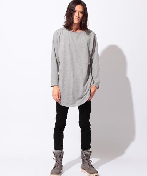 MONKEY TIME(モンキータイム)の「<monkey time> 40/2TJK LONG L/SL T/Tシャツ◆(Tシャツ/カットソー・メンズ・ホワイト/グレー・X-LARGE/SMALL/MEDIUM/LARGE)」の5枚目の写真