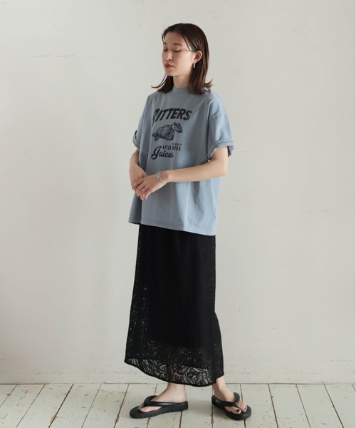 NOMBRE IMPAIR(ノンブルアンペール)の「レモンPT 半袖TEE(Tシャツ/カットソー・レディース・サックスブルー/ネイビー/ホワイト・FREE)」の7枚目の写真