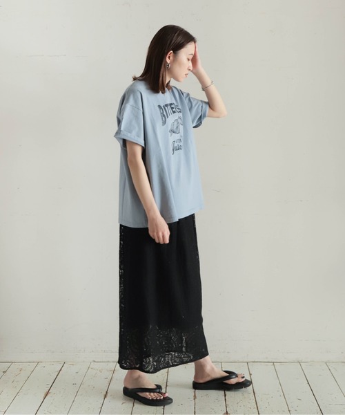 NOMBRE IMPAIR(ノンブルアンペール)の「レモンPT 半袖TEE(Tシャツ/カットソー・レディース・サックスブルー/ネイビー/ホワイト・FREE)」の5枚目の写真