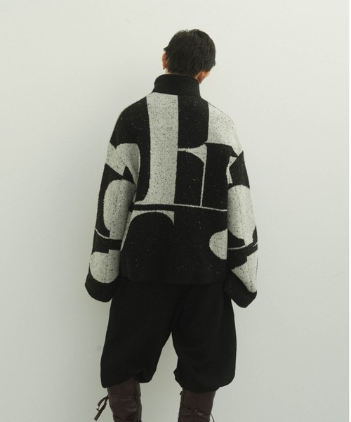 Knuth Marf  MIXシャギーアウター Knuth Marf - shaggy flower knit / シャギーフラワーニット
