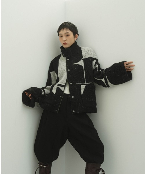 【完売品・新品】Knuth Marf accent pattern jacket Knuth Marf（クヌースマーフ）の「Knuth Marf accent pattern