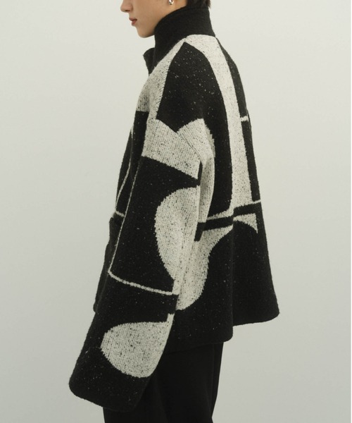 【新品】KnuthMarf accent pattern knit jacket ELWesDEirDLD.jpg?width=768