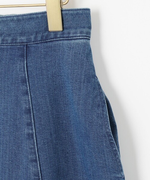 組曲（クミキョク）の「ライトデニム フレアスカート（デニムスカート・レディース・ダルブルー系・S2）」の22枚目の写真
