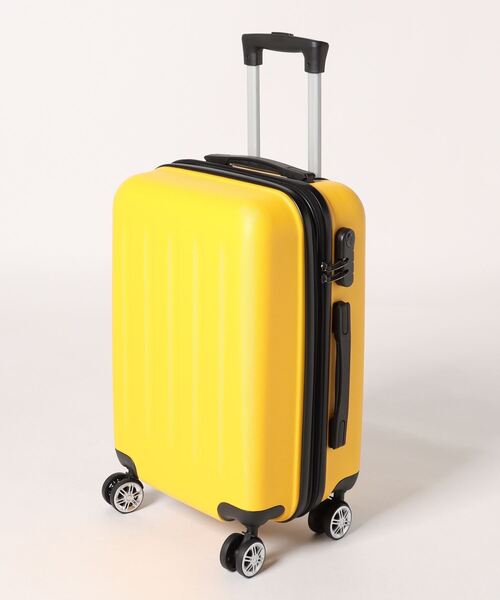 FOUND GOOD(ファウンドグッド)の「拡張キャリーケース S(スーツケース/キャリーバッグ・レディース・ブラック系/ブラウン系/ベージュ系/グリーン系/ブルー系1/パープル系/イエロー系/ピンク系/ネイビー/レッド系2・SMALL)」の8枚目の写真