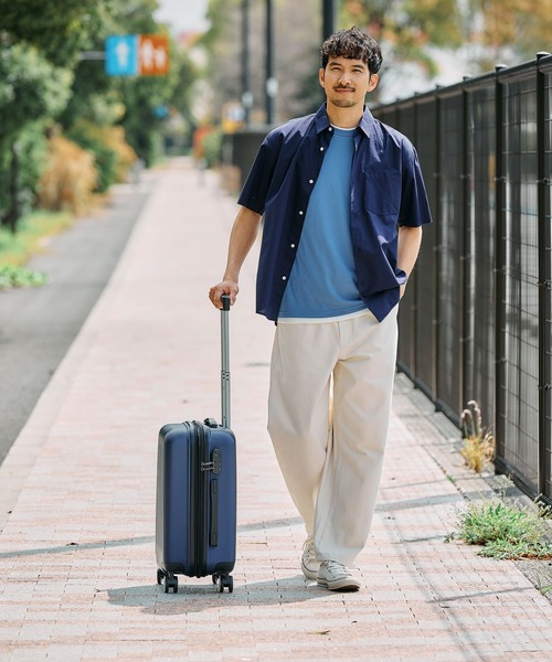 FOUND GOOD(ファウンドグッド)の「拡張キャリーケース S(スーツケース/キャリーバッグ・レディース・ブラック系/ブラウン系/ベージュ系/グリーン系/ブルー系1/パープル系/イエロー系/ピンク系/ネイビー/レッド系2・SMALL)」の14枚目の写真