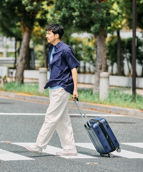 FOUND GOOD(ファウンドグッド)の「拡張キャリーケース S(スーツケース/キャリーバッグ・レディース・ブラック系/ブラウン系/ベージュ系/グリーン系/ブルー系1/パープル系/イエロー系/ピンク系/ネイビー/レッド系2・SMALL)」の15枚目の写真