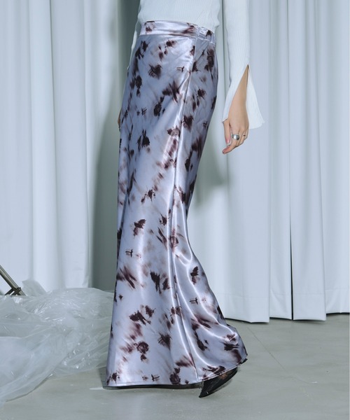 アウトレット★Max Mara★editore サテンスカート Max Mara MAX MARA LEISURE マックスマーラ レジャー スカート
