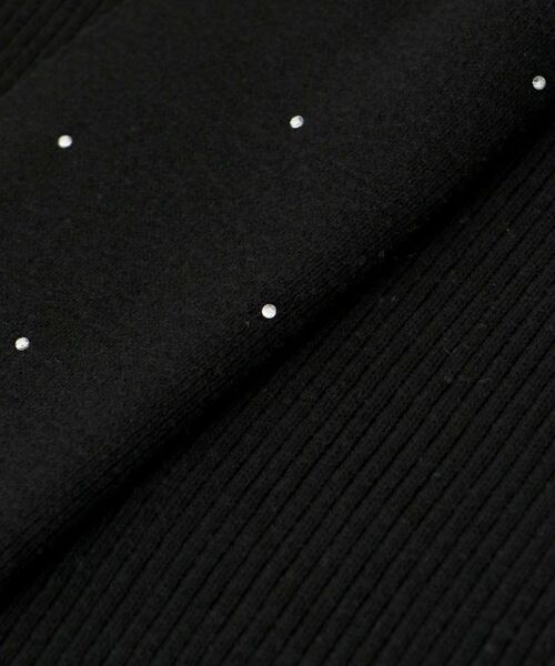 MAJESTIC LEGON（マジェスティックレゴン）の「リボンビジューニット（ニット/セーター・レディース・チャコールグレー/アイボリー/ホワイト系その他2/ブラック/ピンク/ライトグレー・MEDIUM）」の20枚目の写真