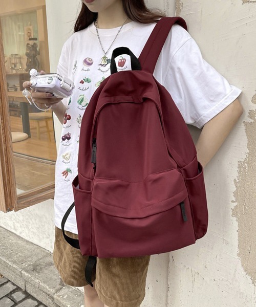 Miniministore(ミニミニストア)の「リュックサックレディースディバッグ大容量(バックパック/リュック・レディース・ワインレッド/ブラック/ライトブルー/アイボリー・FREE)」の15枚目の写真