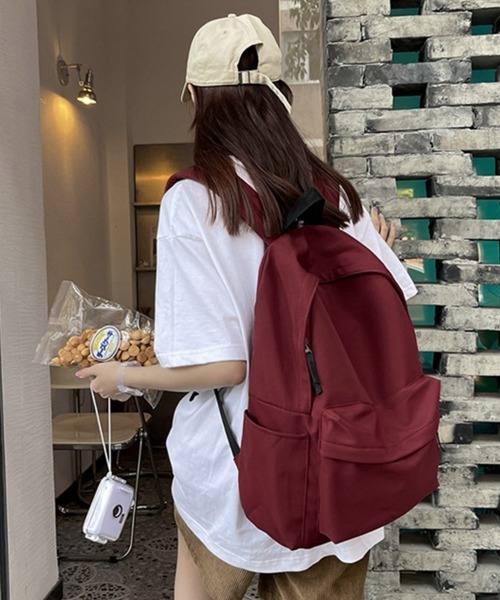 Miniministore(ミニミニストア)の「リュックサックレディースディバッグ大容量(バックパック/リュック・レディース・ワインレッド/ブラック/ライトブルー/アイボリー・FREE)」の14枚目の写真