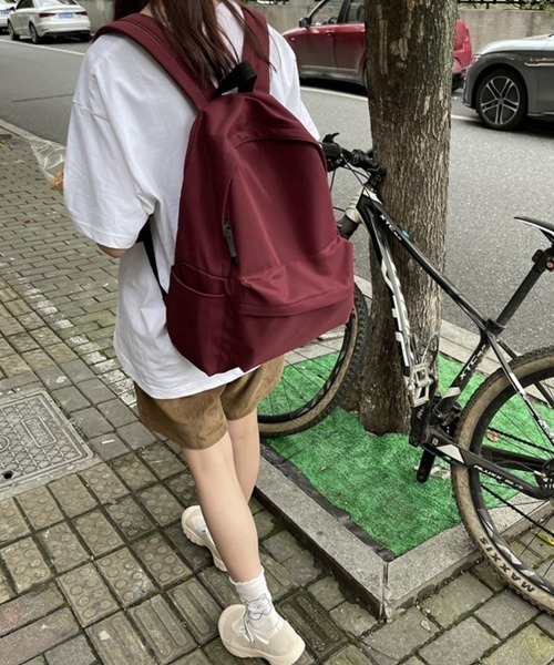 Miniministore(ミニミニストア)の「リュックサックレディースディバッグ大容量(バックパック/リュック・レディース・ワインレッド/ブラック/ライトブルー/アイボリー・FREE)」の12枚目の写真