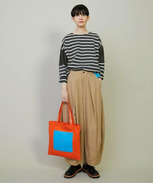 FRAPBOIS（フラボア）の「ロゴトート（トートバッグ・レディース・ブルー/グリーン/オレンジ・FREE）」の3枚目の写真