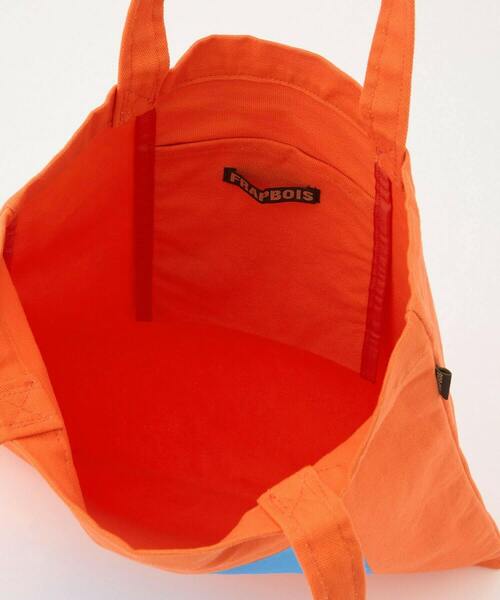 FRAPBOIS（フラボア）の「ロゴトート（トートバッグ・レディース・ブルー/グリーン/オレンジ・FREE）」の4枚目の写真