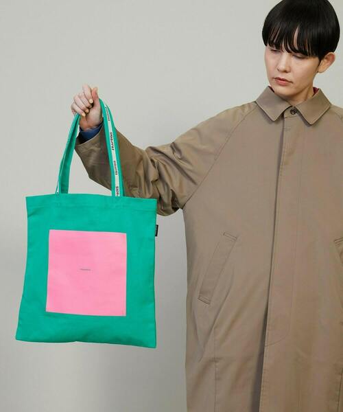 FRAPBOIS（フラボア）の「ロゴトート（トートバッグ・レディース・ブルー/グリーン/オレンジ・FREE）」の9枚目の写真