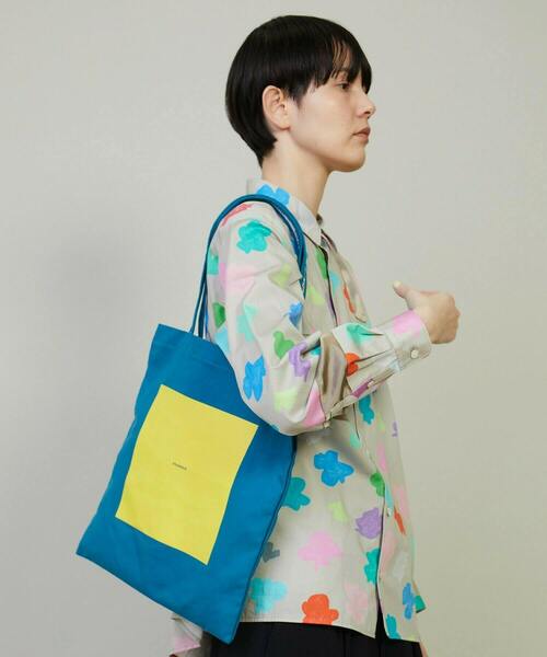 FRAPBOIS（フラボア）の「ロゴトート（トートバッグ・レディース・ブルー/グリーン/オレンジ・FREE）」の12枚目の写真