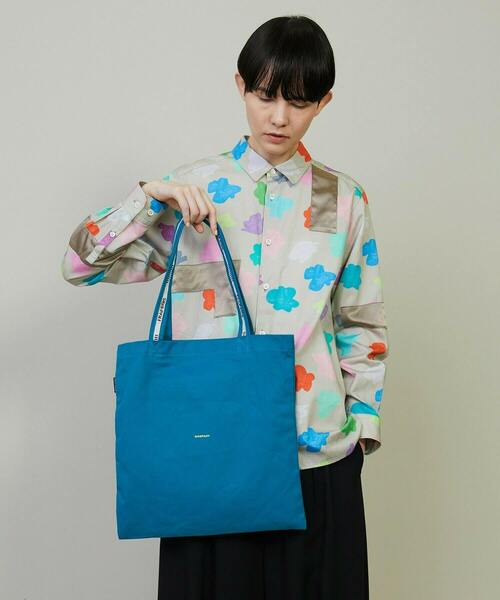 FRAPBOIS（フラボア）の「ロゴトート（トートバッグ・レディース・ブルー/グリーン/オレンジ・FREE）」の13枚目の写真