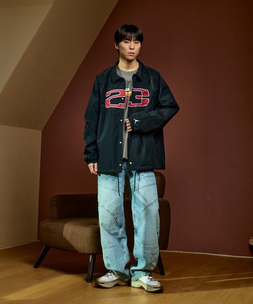 JORDAN BRAND(ジョーダンブランド)の「ジョーダン エッセンシャル メンズ コーチ ジャケット / Jordan Essentials Men's Coaches Jacket<XS-XL 展開>(ナイロンジャケット・メンズ・ブラック・M/L/XL)」の12枚目の写真