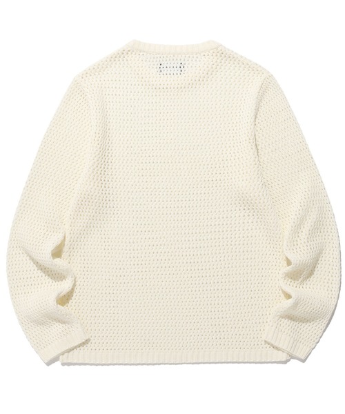 ニット セーター A'GEM/9 × .kom 「NICE GHOST CLUB/ナイスゴーストクラブ」3STARS L/S KNIT TEE/スリー A'GEM/9 × .kom 『NICE GHOST CLUB/ナイスゴーストクラブ