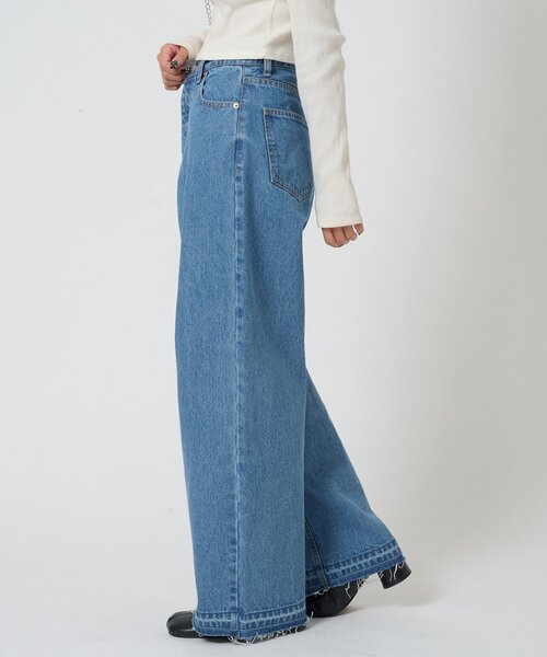 CIAOPANIC TYPY（チャオパニックティピー）の「【EVERY DENIM】【Thursday】loose straight（デニムパンツ・レディース・サックスブルー/ブルー・X-SMALL/SMALL/MEDIUM/LARGE）」の17枚目の写真
