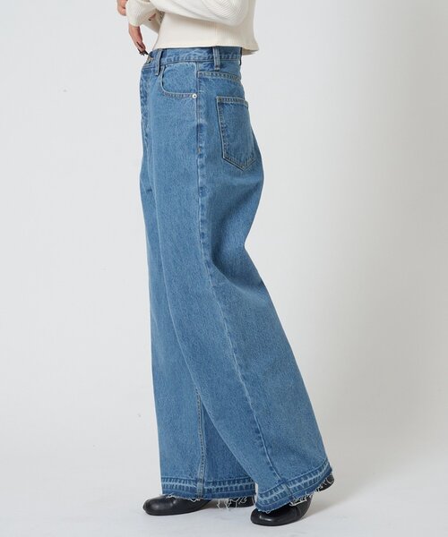 CIAOPANIC TYPY（チャオパニックティピー）の「【EVERY DENIM】【Thursday】loose straight（デニムパンツ・レディース・サックスブルー/ブルー・X-SMALL/SMALL/MEDIUM/LARGE）」の20枚目の写真