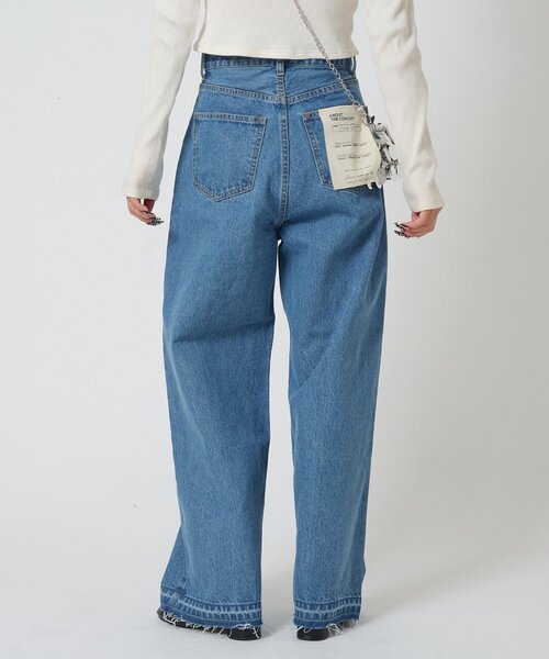 CIAOPANIC TYPY（チャオパニックティピー）の「【EVERY DENIM】【Thursday】loose straight（デニムパンツ・レディース・サックスブルー/ブルー・X-SMALL/SMALL/MEDIUM/LARGE）」の21枚目の写真