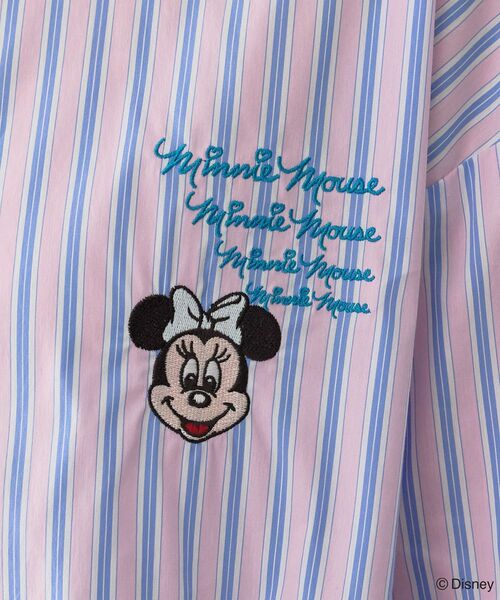 Disney（ディズニー）の「ミッキー＆フレンズ/ストライプシャツ（シャツ/ブラウス・レディース・ピンク系その他・FREE）」の10枚目の写真