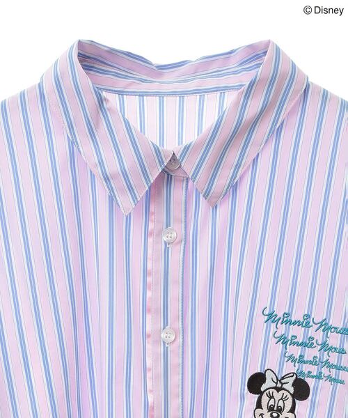 Disney（ディズニー）の「ミッキー＆フレンズ/ストライプシャツ（シャツ/ブラウス・レディース・ピンク系その他・FREE）」の16枚目の写真