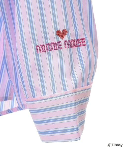 Disney（ディズニー）の「ミッキー＆フレンズ/ストライプシャツ（シャツ/ブラウス・レディース・ピンク系その他・FREE）」の18枚目の写真