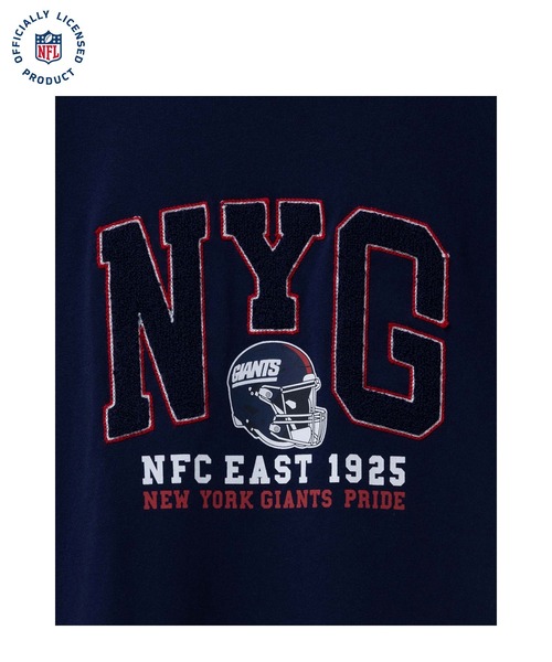 NBA/NFL/NHL/MLB（エヌビーエーエヌエフエルエヌエイチエルエムエルビー）の「【NFL/ ナショナル・フットボール・リーグ】【別注限定展開】NFL チームロゴサガラワッペンTシャツ　JETS/CHIEFS/PACKERS/GIANTS（Tシャツ/カットソー・メンズ・グリーン/ネイビー/ブラック/アッシュグレー・M/L/XL）」の12枚目の写真