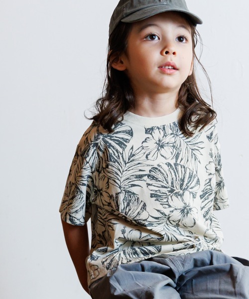Tシャツ・カットソー PERHAPSBYANNA DAISY PAINT T-SHIRT(2COLOR) セール】flower painting Tシャツ/フラワーペインティングT