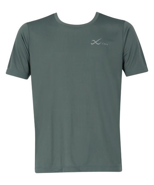CW-X(シーダブリューエックス)の「「薄軽ランニングシャツ」 3分袖(Tシャツ/カットソー・メンズ・ライトグレー/グリーン/ブラック/グレー系その他/ライトグリーン/オリーブ/グレイッシュブルー/サックスブルー/ダークグレー/ブルー系その他/ワイン/クリーム/オレンジ・L/M/S/LL)」の6枚目の写真