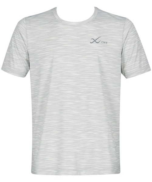 CW-X(シーダブリューエックス)の「「薄軽ランニングシャツ」 3分袖(Tシャツ/カットソー・メンズ・ライトグレー/グリーン/ブラック/グレー系その他/ライトグリーン/オリーブ/グレイッシュブルー/サックスブルー/ダークグレー/ブルー系その他/ワイン/クリーム/オレンジ・L/M/S/LL)」の2枚目の写真