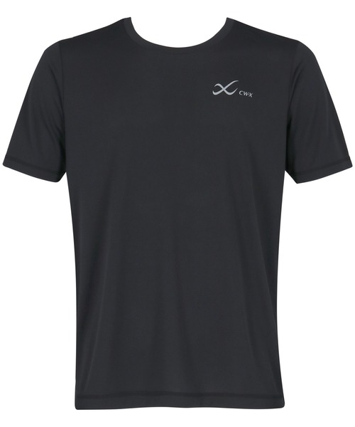 CW-X(シーダブリューエックス)の「「薄軽ランニングシャツ」 3分袖(Tシャツ/カットソー・メンズ・ライトグレー/グリーン/ブラック/グレー系その他/ライトグリーン/オリーブ/グレイッシュブルー/サックスブルー/ダークグレー/ブルー系その他/ワイン/クリーム/オレンジ・L/M/S/LL)」の1枚目の写真