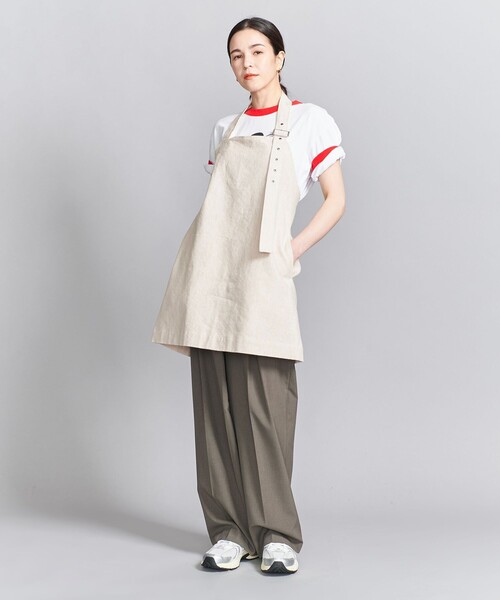 BEAUTY&YOUTH UNITED ARROWS(ビューティーアンドユースユナイテッドアローズ)の「麻コットン エプロンチュニック/ベージュ(その他トップス・レディース・ベージュ・FREE)」の5枚目の写真