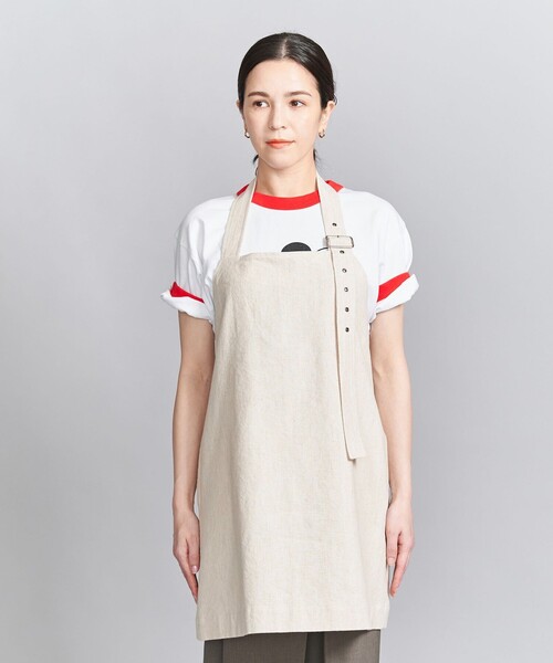 BEAUTY&YOUTH UNITED ARROWS(ビューティーアンドユースユナイテッドアローズ)の「麻コットン エプロンチュニック/ベージュ(その他トップス・レディース・ベージュ・FREE)」の6枚目の写真