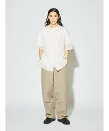 MIDIUMISOLID（ミディウミソリッド）の「MIDIUMISOLID Men’s コットンリネンパッチパンツ（その他パンツ）」